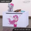 Box na hračky Happy KNZ01 - mořská víla (Barva bílá)