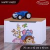 Box na hračky Happy KNZ01 - safari (Barva bílá)