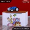 Box na hračky Happy KNZ01 - safari (Barva bílá)