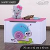 Box na hračky Happy KNZ01 - slimák (Barva bílá)