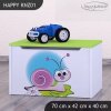 Box na hračky Happy KNZ01 - slimák (Barva bílá)