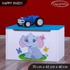 Box na hračky Happy KNZ01 - sloník (Barva bílá)