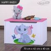 Box na hračky Happy KNZ01 - sloník (Barva bílá)