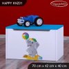Box na hračky Happy KNZ01 - slon s balónkem (Barva bílá)