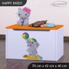 Box na hračky Happy KNZ01 - slon s balónkem (Barva bílá)