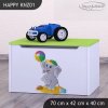 Box na hračky Happy KNZ01 - slon s balónkem (Barva bílá)