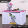 Box na hračky Happy KNZ01 - slon s balónkem (Barva bílá)