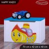 Box na hračky Happy KNZ01 - loď (Barva bílá)