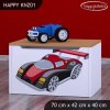 Box na hračky Happy KNZ01 - super bolid (Barva bílá)