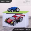 Box na hračky Happy KNZ01 - super bolid (Barva bílá)