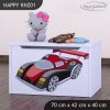 Box na hračky Happy KNZ01 - super bolid (Barva bílá)