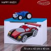 Box na hračky Happy KNZ01 - super bolid (Barva bílá)