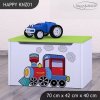Box na hračky Happy KNZ01 - super lokomotiva (Barva bílá)