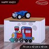 Box na hračky Happy KNZ01 - super lokomotiva (Barva bílá)