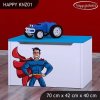 Box na hračky Happy KNZ01 - superman (Barva bílá)