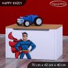 Box na hračky Happy KNZ01 - superman (Barva bílá)