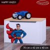 Box na hračky Happy KNZ01 - superman (Barva bílá)