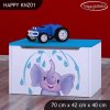 Box na hračky Happy KNZ01 - stříkající sloník (Barva bílá)