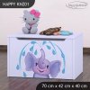 Box na hračky Happy KNZ01 - stříkající sloník (Barva bílá)