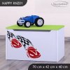 Box na hračky Happy KNZ01 - závod F1 (Barva bílá)