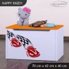 Box na hračky Happy KNZ01 - závod F1 (Barva bílá)