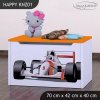 Box na hračky Happy KNZ01 - formule (Barva bílá)