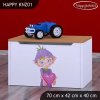 Box na hračky Happy KNZ01 - zamilovaný skřítek (Barva bílá)