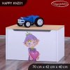 Box na hračky Happy KNZ01 - zamilovaný skřítek (Barva bílá)