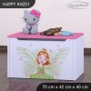 Box na hračky Happy KNZ01 - zelená čarodějka (Barva bílá)