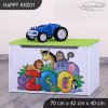 Box na hračky Happy KNZ01 - ZOO (Barva bílá)