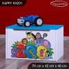 Box na hračky Happy KNZ01 - ZOO (Barva bílá)