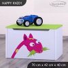 Box na hračky Happy KNZ01 - žirafa (Barva bílá)