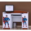 Psací stůl Happy B01 - superman (Barva bílá)