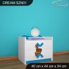 Noční stolek Dream SZN01 - pirát (Barva bílá)