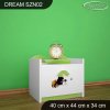 Noční stolek Dream SZN02 - krtek (Barva bílá)