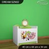 Noční stolek Dream SZN02 - farma (Barva bílá)