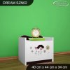Noční stolek Dream SZN02 - včelka (Barva bílá)