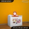 Noční stolek Dream SZN03 - farma (Barva bílá, Otevírání dvířek pravé)