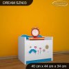 Noční stolek Dream SZN03 - včelka (Barva bílá, Otevírání dvířek pravé)
