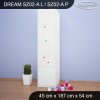 Skříň Dream SZ02 - víla s koníkem (Barva bílá, Otevírání dvířek pravé, Vnitřek skříně šatní tyč)
