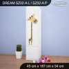 Skříň Dream SZ02 - safari (Barva bílá, Otevírání dvířek pravé, Vnitřek skříně šatní tyč)