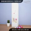 Skříň Dream SZ02 - pony (Barva bílá, Otevírání dvířek pravé, Vnitřek skříně šatní tyč)