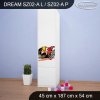 Skříň Dream SZ02 - formule (Barva bílá, Otevírání dvířek pravé, Vnitřek skříně šatní tyč)