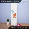 Skříň Dream SZ02 - kočičky (Barva bílá, Otevírání dvířek pravé, Vnitřek skříně šatní tyč)