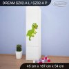 Skříň Dream SZ02 - dinosauři (Barva bílá, Otevírání dvířek pravé, Vnitřek skříně šatní tyč)
