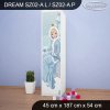 Skříň Dream SZ02 - ledová královna (Barva bílá, Otevírání dvířek pravé, Vnitřek skříně šatní tyč)