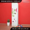 Skříň Dream SZ03 - beruška (Barva bílá, Otevírání dvířek pravé, Vnitřek skříně šatní tyč)