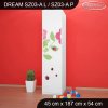 Skříň Dream SZ03 - beruška (Barva bílá, Otevírání dvířek pravé, Vnitřek skříně šatní tyč)