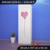 Skříň Dream SZ04 - pejsci (Barva bílá, Otevírání dvířek pravé, Vnitřek skříně šatní tyč)