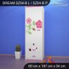 Skříň Dream SZ04 - beruška (Barva bílá, Otevírání dvířek pravé, Vnitřek skříně šatní tyč)